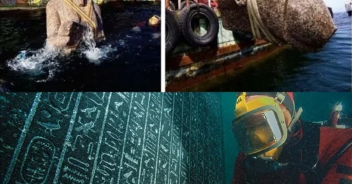 The Lost City Of Heracleion Discovered Deep Underwater After 1,200 Years