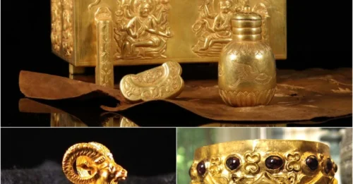 Hunters hunt for priceless Bactrian treasure of 20,000 golden artifacts dating back more than 2,000 years after its mysterious loss