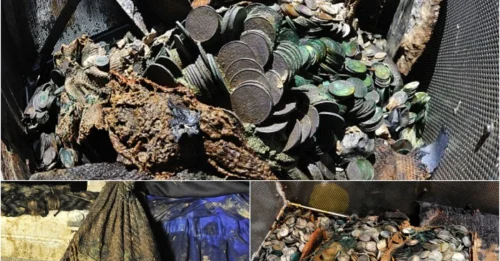 The treasure of 100 tons of rupees worth 34 million pounds is the same amount of money that sank to the bottom of the ocean in 1942 and was recovered at a record depth of 5,150m (17,000ft)