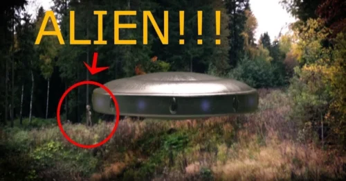 Get Ready to Be Astounded: Mysterious Entity Emerges from UFO!
