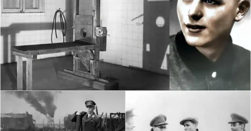 THE FINAL MOMENTS OF THE CORRUPTED TEENAGE BUTCHER ON THE GUILLOTINE: Willi Herold - Nicknamed 