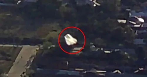 Thrilling High-Speed UFO Sighting Near Majestic Waterfall!