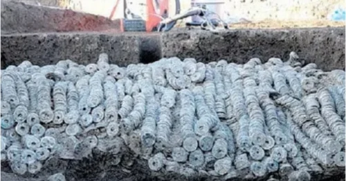 More than 100,000 ancient coins, some dating back over 2,000 years, were unearthed by archaeologists