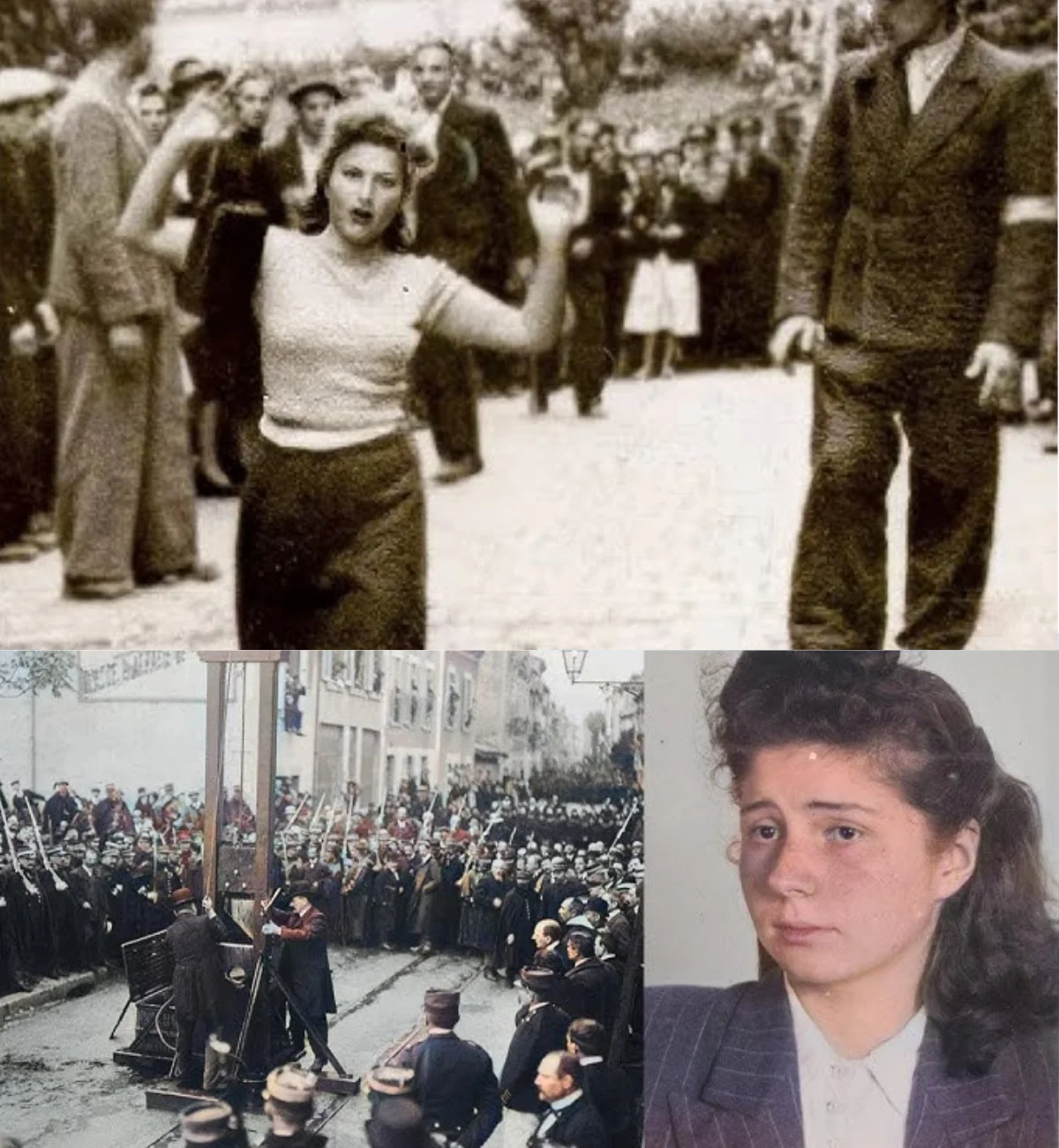 THE 19-YEAR-OLD MOTHER Who Stood Before the Guillotine with a Calm ...