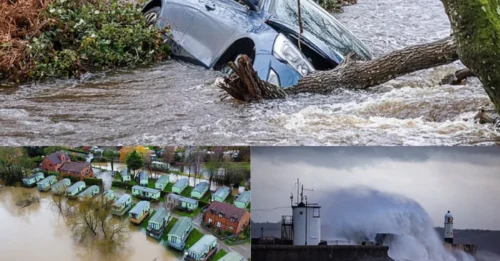 La tormenta Bram desata el caos en Gran Bretaña: viajes de pesadilla para los viajeros mientras vehículos volcados cierran carreteras y vientos de 90 mph cancelan vuelos y transbordadores... con más advertencias meteorológicas vigentes mañana