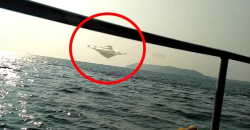Mysterious UFO Spotted Near the Coastline of India