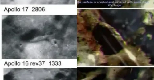 Ancient Alien Spacecraft Found on Moon During Apollo 19 and 20 Missions