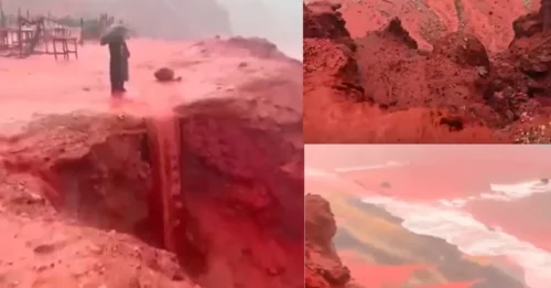 MAR DE SANGRE: El inquietante fenómeno meteorológico de la 