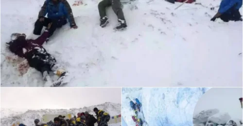 TRAPPED FOREVER ON THE ROOF OF THE WORLD: Hundreds of Climbers Isolated and 
