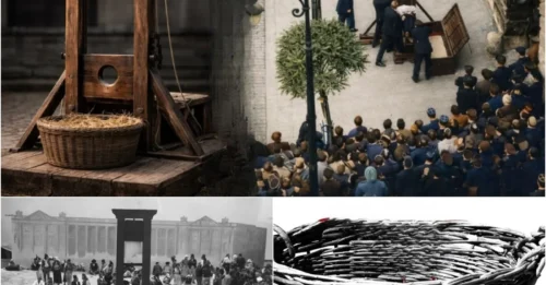 The HORRIFYING truth about the basket that comes with the guillotine: It is not simply a container for human heads – but a CRUEL AUXILIARY MACHINE aimed at optimizing the execution process. HM