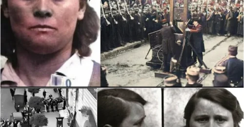 The LAST WOMAN EXECUTED BY DECAPITATION in France: The Cold, Composed Face of Germaine Godefroy Before the Guillotine, in Stark Contrast to the Brutal Crime She Committed – A Historic French Execution