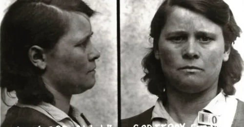 The LAST WOMAN SENTENCED TO DECAPITATION in France: The Calm, Composed Expression of Germaine Godefroy Before the Guillotine, in Stark Contrast to the Serious Crime She Committed – A Landmark Moment in French Justice 7