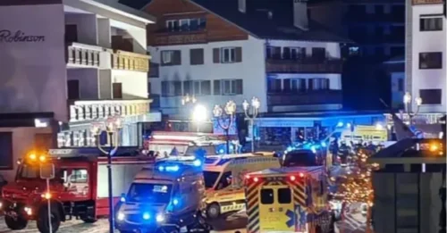 Alrededor de 40 muertos y al menos 100 heridos tras la terrible explosión de Nochevieja en un bar abarrotado de una estación de esquí en Crans-Montana