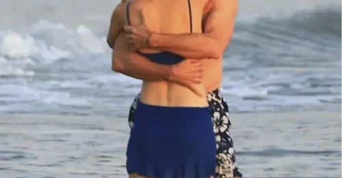 Hugh Jackman y su novia en bikini, Sutton Foster, se muestran cariñosos en Costa Rica.