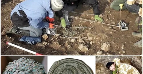 A 22,000-Coin Roman Fortune Worth £100,000 Unearthed – But the Finder’s “TERRIFYING” 3-Night Vigil Reveals a Dark Secret HISTORY TRIED TO HIDE!