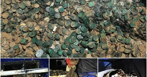 “OCEAN SPEWS FORTUNE” After Nearly a Century of Silence: 100-Ton Coin Hoard Rescued from Terrifying 5,150m Depth – The Truth About the Fateful Ship That STUNNED THE WORLD!