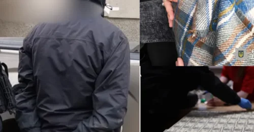 Momento en el que una pareja retorcida es arrestada por intentar vender a su bebé por £7,500 solo un DÍA después de su nacimiento.