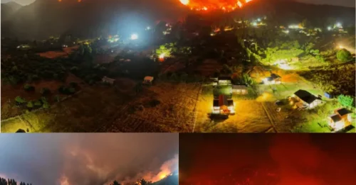 El principal destino turístico británico arrasado por devastadores incendios forestales mientras miles de turistas fueron evacuados