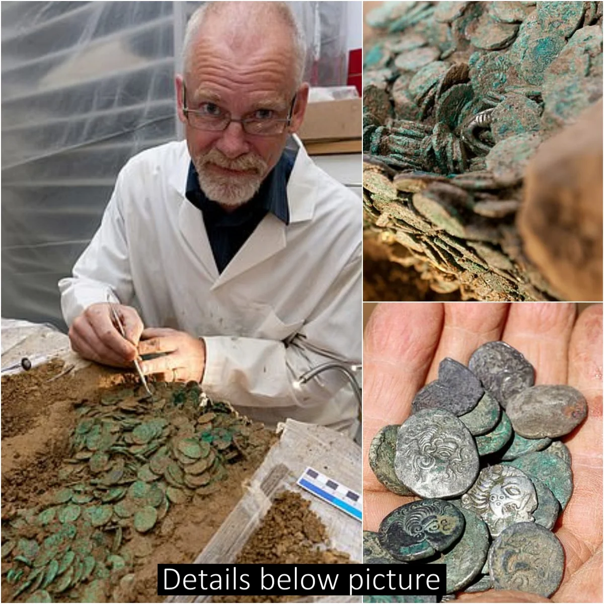 Treasure hunters find Britain's largest ancient coin hoard after ...
