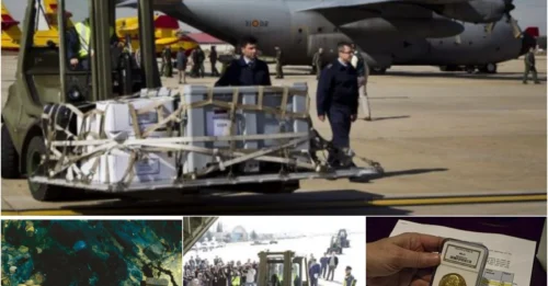 The huge treasure of 17 tons of gold and 600,000 coins recovered from a sunken Spanish galleon will be returned to Spain