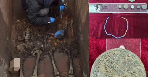 1,800-year-old Roman tombs in Bulgaria included medallion featuring an emperor and glass bottles for collecting mourners' tears