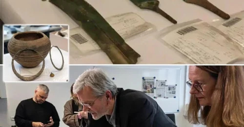 Thousands of medieval coins and seven Bronze Age swords unearthed in Germany