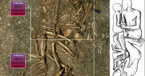 Ancient DNA Unveils 4,600-Year-Old Nuclear Family from Stone Age Burial