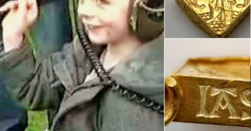 JACKPOT DISCOVERY: A four-year-old treasure hunter was lucky enough to discover a 500-year-old 16th century treasure worth about $4 million using a metal detector
