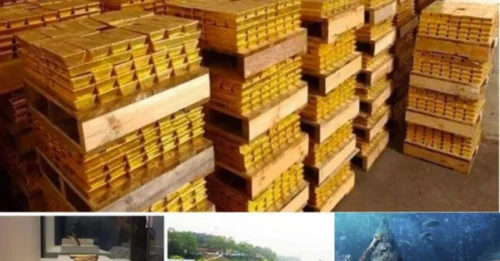 Hundreds of silver ingots were exposed on the riverbank, revealing a huge Treasure of more than 30,000 treasures at the bottom of the river