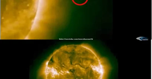 Stunning Claim Raises Eyebrows: UFO hunters claim aliens are controlling the Sun, pointing to strange spacecraft spotted near its surface in their latest bizarre theory.