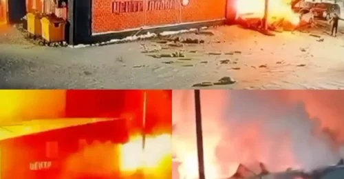 EXPLOSIÓN MORTAL: Momento de terror: una enorme explosión arrasa una cafetería y mata a una niña de 16 años y a otras 6 personas mientras el infierno envuelve el edificio