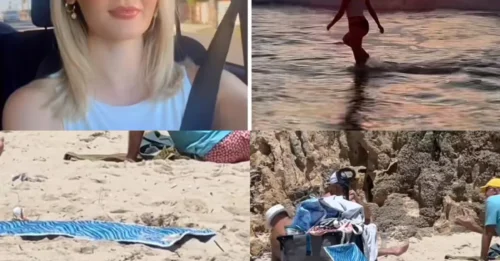SLITHERING SHOCK ON THE SAND! ‘Things can kill you here’: British beachgoer captures footage of snake on Perth beach