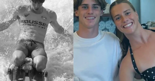 TRAGEDIA EN LA PLAYA: Un surfista de 18 años muere tras desaparecer bajo las olas mientras su familia desconsolada rinde homenaje al 