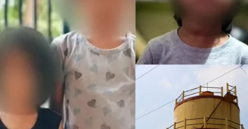 FINAL TRÁGICO: Tres hermanas de 5, 7 y 8 años fueron encontradas muertas dentro de un tanque de agua mientras la policía investiga las acusaciones de que su padre las empujó a la muerte.