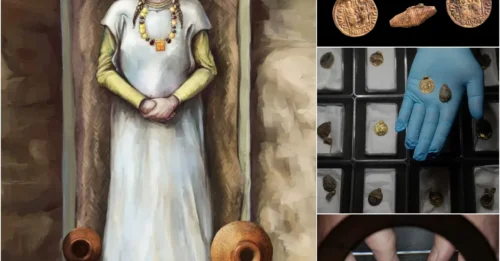 Unearthed: 1,300-Year-Old Gold Necklace Discovered in Northamptonshire Graves — A Mysterious Burial Treasure Hidden for Over a Millennium
