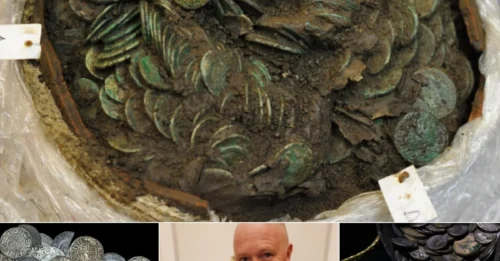 The £90,000 Hole in the Ground! 50-Year-Old Man's Wildest Dream Comes True After Digging Up 1,000-Year-Old Treasure in Suffolk.