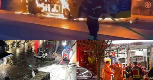 Al menos seis muertos 'cuando un hombre se rocía con gasolina y se prende fuego en un autobús en Suiza': más víctimas resultan heridas; la policía 'no hará comentarios' sobre si se trata de terrorismo, dicen informes locales