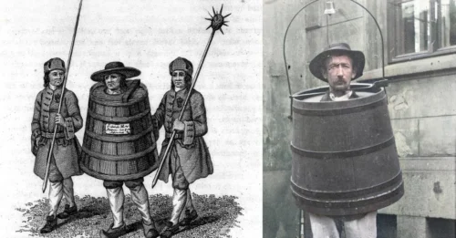 “THE BARREL OF SHAME” — The Most HUMILIATING Punishment of the 13th Century: The CHILLING and LITTLE-KNOWN Mechanism of the Schandmantel — The 24.6kg Mystery That Left People Silent 7