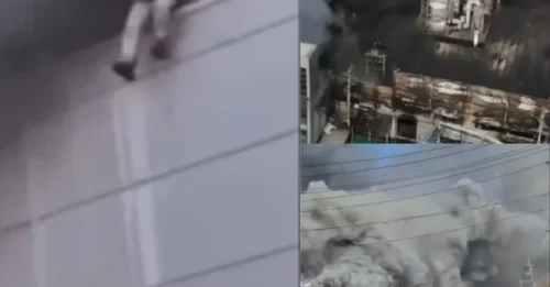 LLAMA DE HORROR! Un incendio devastador arrasa una fábrica de autopartes, obligando a la gente a saltar por las ventanas; 55 personas resultaron heridas y 14 están desaparecidas.