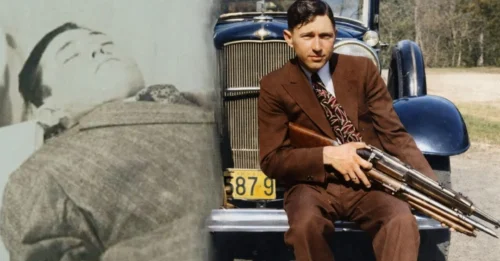 OPENING THE COFFIN of America’s Most Infamous Outlaw: What Thousands Shockingly Gathered to Witness When Clyde Barrow’s Casket Was Finally Opened – The Moment That Left Everyone in Awe 7