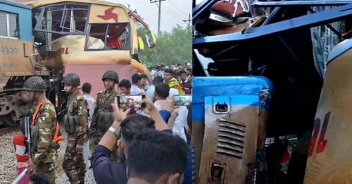 GOLPE FATAL! Al menos 12 muertos tras la colisión de un tren con un autobús repleto de pasajeros en un paso a nivel; dos trabajadores suspendidos por el trágico accidente.