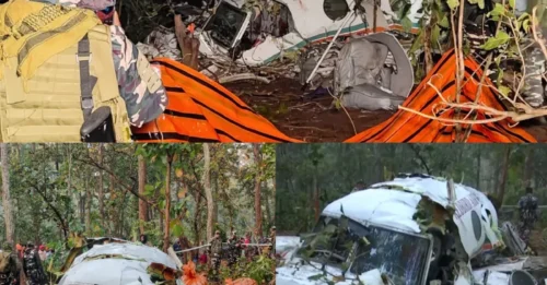 HORROR DE ACCIDENTE AÉREO! Los siete pasajeros murieron después de que una ambulancia aérea se estrellara en un bosque durante una misión para trasladar a un paciente con quemaduras al hospital.