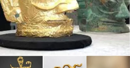 The “BIG MOUTH” Statue That Changes History: Alongside a Stunning 3,000-Year-Old Golden Mask, Over 500 Artifacts Found in 6 Sacrificial Pits in China – Experts Are SPEECHLESS!