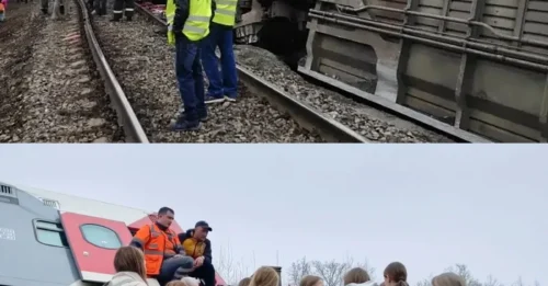ACCIDENTE DE TREN! Un grave descarrilamiento de tren deja 59 pasajeros heridos mientras los servicios de emergencia se apresuran al lugar.
