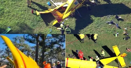 Minutes from DISASTER: Pilot Trapped, Injured in Twisted Light Plane Wreckage – Southern Highlands CRASH DRAMA!
