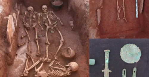 Shock Discovery in Siberian Permafrost: Archaeologists Unearth 2,500-Year-Old ‘Eternal Embrace’ of Two Ancient Warriors Locked in a Mysterious Grave.