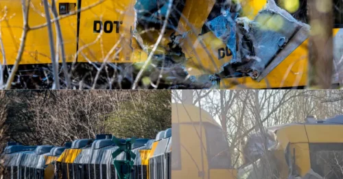 ACCIDENTE DE TREN! Dos trenes chocan frontalmente en un terrible accidente, dejando al menos cinco pasajeros gravemente heridos cerca de Copenhague.