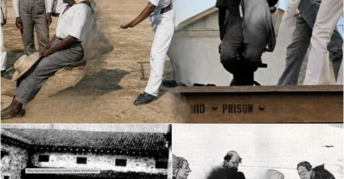 Why victims executed by strangulation were BLINDFOLDED: The Dark Experiment With Blindfolds That Turned Executioners Into Technicians