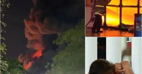 ¡135.000 almas atrapadas en el infierno! Las imágenes de dron que muestran la masacre de fuego en México (5 muertos y un horror sin fin)