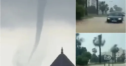 DEL SOL ARDIENTE AL CAOS MORTAL: Trombas marinas, granizo y alertas NARANJAS arrasan los paraísos turísticos de los británicos – ¡LAS IMÁGENES SON TERRORÍFICAS!